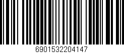 Código de barras (EAN, GTIN, SKU, ISBN): '6901532204147'