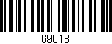 Código de barras (EAN, GTIN, SKU, ISBN): '69018'