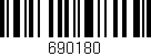 Código de barras (EAN, GTIN, SKU, ISBN): '690180'