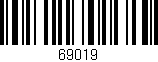 Código de barras (EAN, GTIN, SKU, ISBN): '69019'