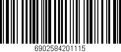 Código de barras (EAN, GTIN, SKU, ISBN): '6902584201115'