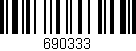 Código de barras (EAN, GTIN, SKU, ISBN): '690333'