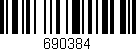 Código de barras (EAN, GTIN, SKU, ISBN): '690384'