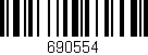 Código de barras (EAN, GTIN, SKU, ISBN): '690554'