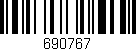 Código de barras (EAN, GTIN, SKU, ISBN): '690767'