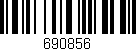 Código de barras (EAN, GTIN, SKU, ISBN): '690856'