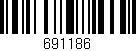 Código de barras (EAN, GTIN, SKU, ISBN): '691186'
