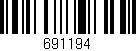 Código de barras (EAN, GTIN, SKU, ISBN): '691194'
