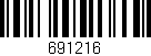 Código de barras (EAN, GTIN, SKU, ISBN): '691216'