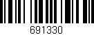 Código de barras (EAN, GTIN, SKU, ISBN): '691330'