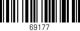 Código de barras (EAN, GTIN, SKU, ISBN): '69177'