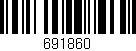 Código de barras (EAN, GTIN, SKU, ISBN): '691860'