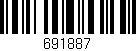Código de barras (EAN, GTIN, SKU, ISBN): '691887'