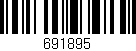 Código de barras (EAN, GTIN, SKU, ISBN): '691895'