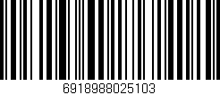 Código de barras (EAN, GTIN, SKU, ISBN): '6918988025103'