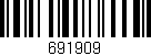Código de barras (EAN, GTIN, SKU, ISBN): '691909'