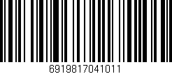 Código de barras (EAN, GTIN, SKU, ISBN): '6919817041011'