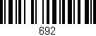 Código de barras (EAN, GTIN, SKU, ISBN): '692'