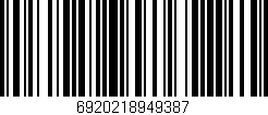 Código de barras (EAN, GTIN, SKU, ISBN): '6920218949387'
