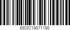 Código de barras (EAN, GTIN, SKU, ISBN): '6920218971166'
