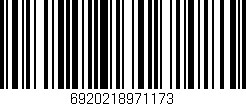 Código de barras (EAN, GTIN, SKU, ISBN): '6920218971173'