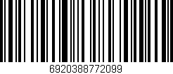 Código de barras (EAN, GTIN, SKU, ISBN): '6920388772099'