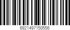 Código de barras (EAN, GTIN, SKU, ISBN): '6921497150556'