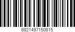 Código de barras (EAN, GTIN, SKU, ISBN): '6921497150815'