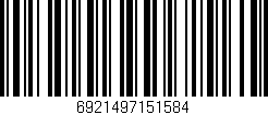 Código de barras (EAN, GTIN, SKU, ISBN): '6921497151584'
