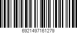 Código de barras (EAN, GTIN, SKU, ISBN): '6921497161279'