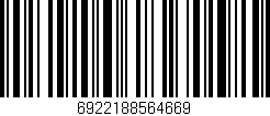 Código de barras (EAN, GTIN, SKU, ISBN): '6922188564669'