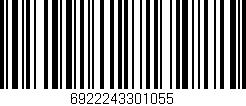 Código de barras (EAN, GTIN, SKU, ISBN): '6922243301055'