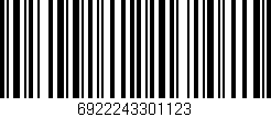 Código de barras (EAN, GTIN, SKU, ISBN): '6922243301123'