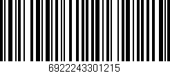 Código de barras (EAN, GTIN, SKU, ISBN): '6922243301215'