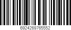Código de barras (EAN, GTIN, SKU, ISBN): '6924269765552'