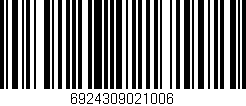 Código de barras (EAN, GTIN, SKU, ISBN): '6924309021006'