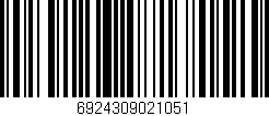 Código de barras (EAN, GTIN, SKU, ISBN): '6924309021051'