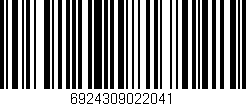 Código de barras (EAN, GTIN, SKU, ISBN): '6924309022041'