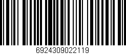 Código de barras (EAN, GTIN, SKU, ISBN): '6924309022119'