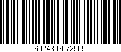 Código de barras (EAN, GTIN, SKU, ISBN): '6924309072565'