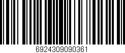 Código de barras (EAN, GTIN, SKU, ISBN): '6924309090361'