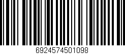 Código de barras (EAN, GTIN, SKU, ISBN): '6924574501098'