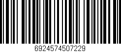 Código de barras (EAN, GTIN, SKU, ISBN): '6924574507229'