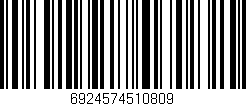 Código de barras (EAN, GTIN, SKU, ISBN): '6924574510809'