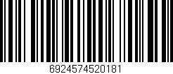 Código de barras (EAN, GTIN, SKU, ISBN): '6924574520181'