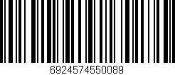Código de barras (EAN, GTIN, SKU, ISBN): '6924574550089'