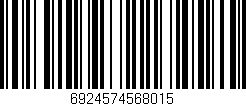 Código de barras (EAN, GTIN, SKU, ISBN): '6924574568015'