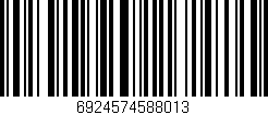 Código de barras (EAN, GTIN, SKU, ISBN): '6924574588013'