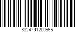 Código de barras (EAN, GTIN, SKU, ISBN): '6924781200555'