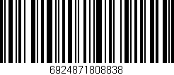 Código de barras (EAN, GTIN, SKU, ISBN): '6924871808838'